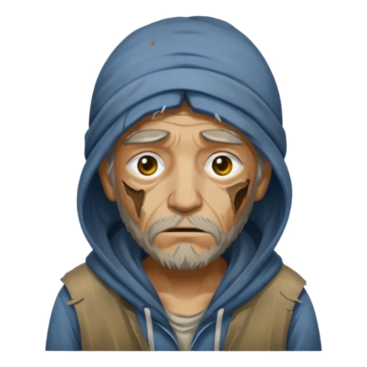 Homeless person  sticker