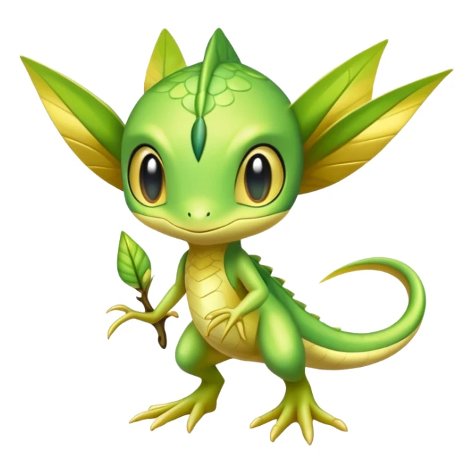 Exotic Treecko-Celebi-hybrid full body sticker