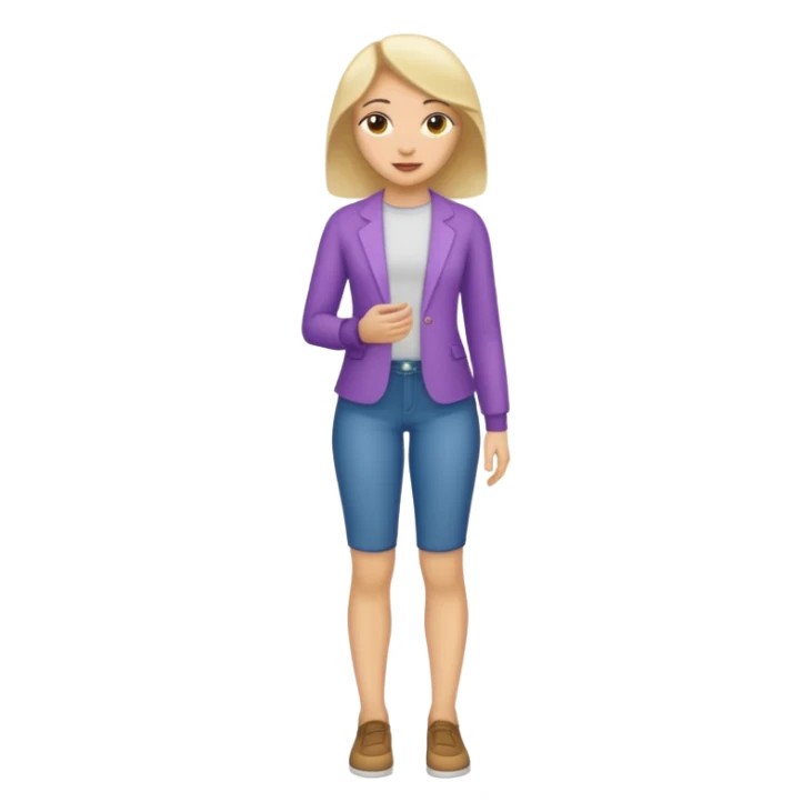 ligth woman full body sticker