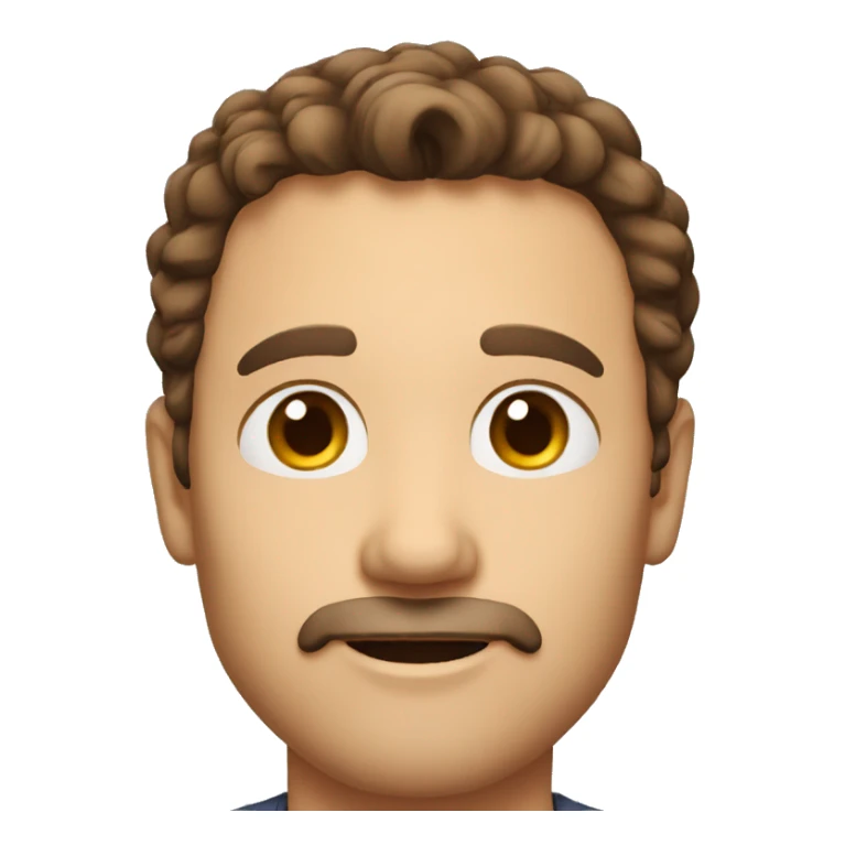 Attractive Dad with brown hair, 45 years old sticker