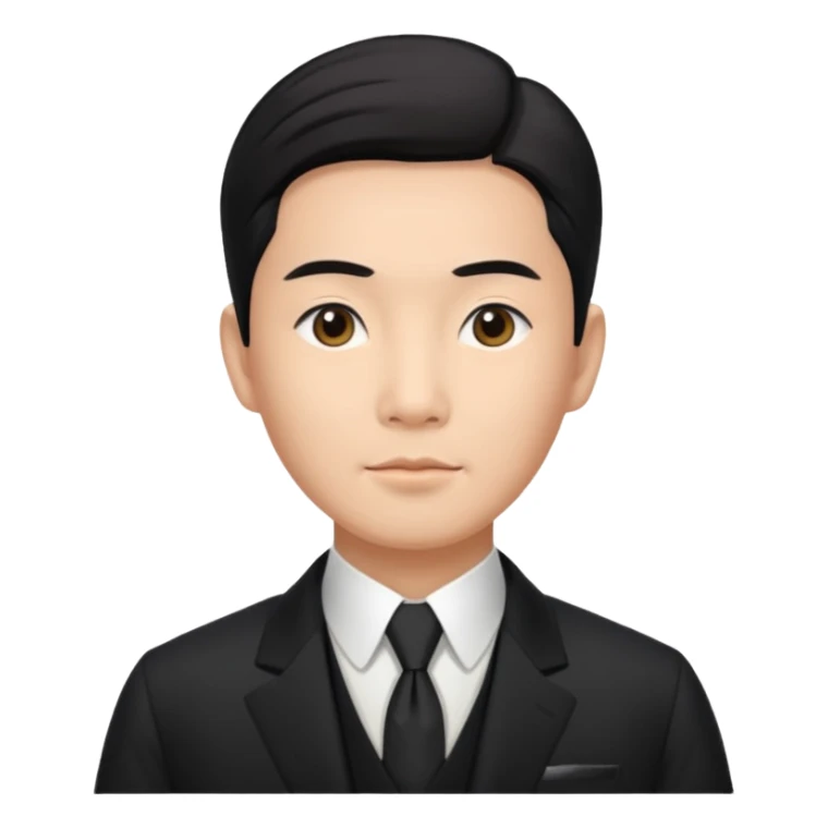 Hong Kong aisan colonial times gentleman elite with white background sticker