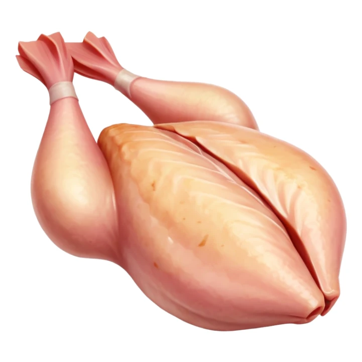 pieces of raw chicken sticker