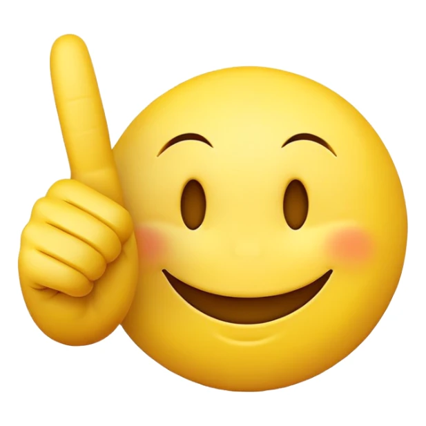  smiley that is smilling but with a middle finger  sticker