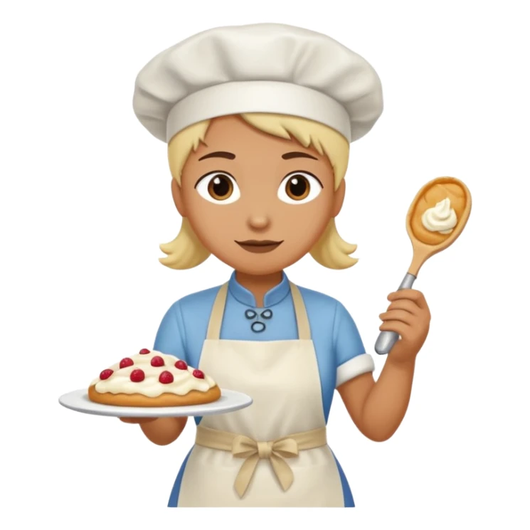 Barista frosting a pastry

 sticker