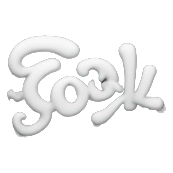 "Cool" written in Smoke Lettering sticker