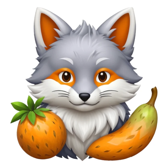 Blox fruits kitsune fruit, gray fur sticker