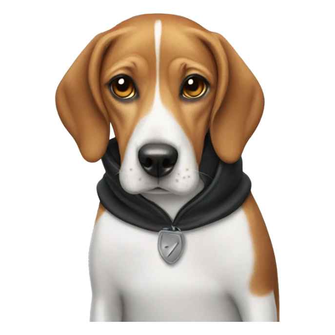 beagle wearin a penguin suit sticker