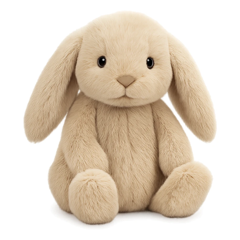 cute holland lop jellycat bunny plushie sticker