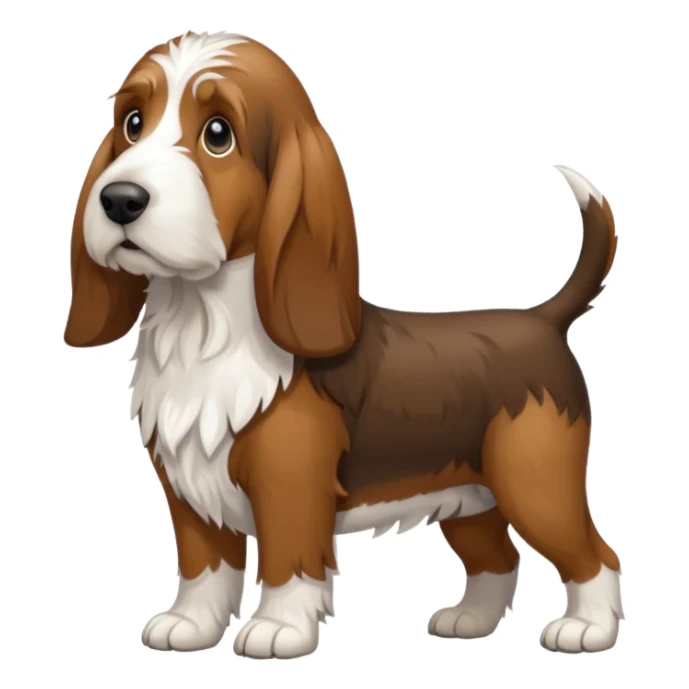 Petit basset griffon vendeen dog sticker