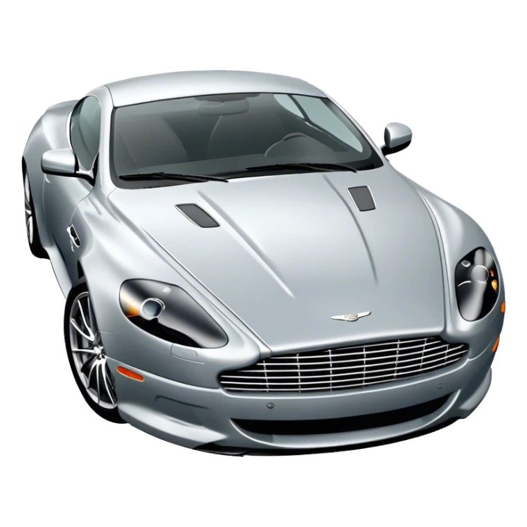 Aston Martin DB9 - Aston Martin (Model Year: 2016) (Iconic colour: Silver) sticker