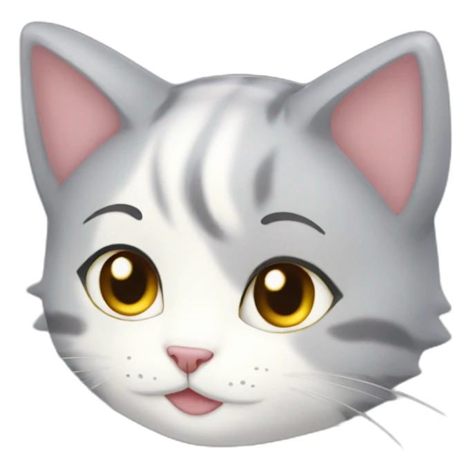 Neko girl in bikin sticker