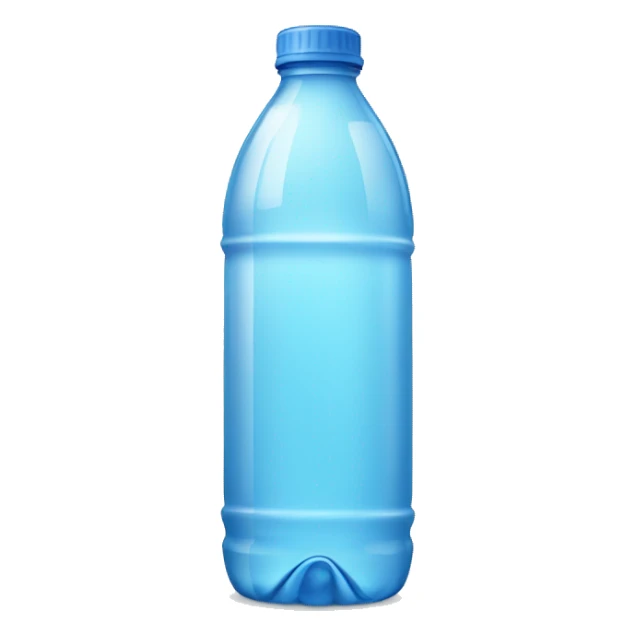 A bottle of water sticker