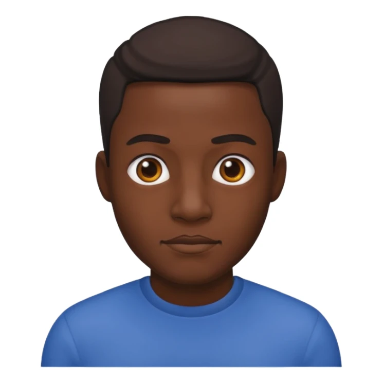 Ear of a black man sticker