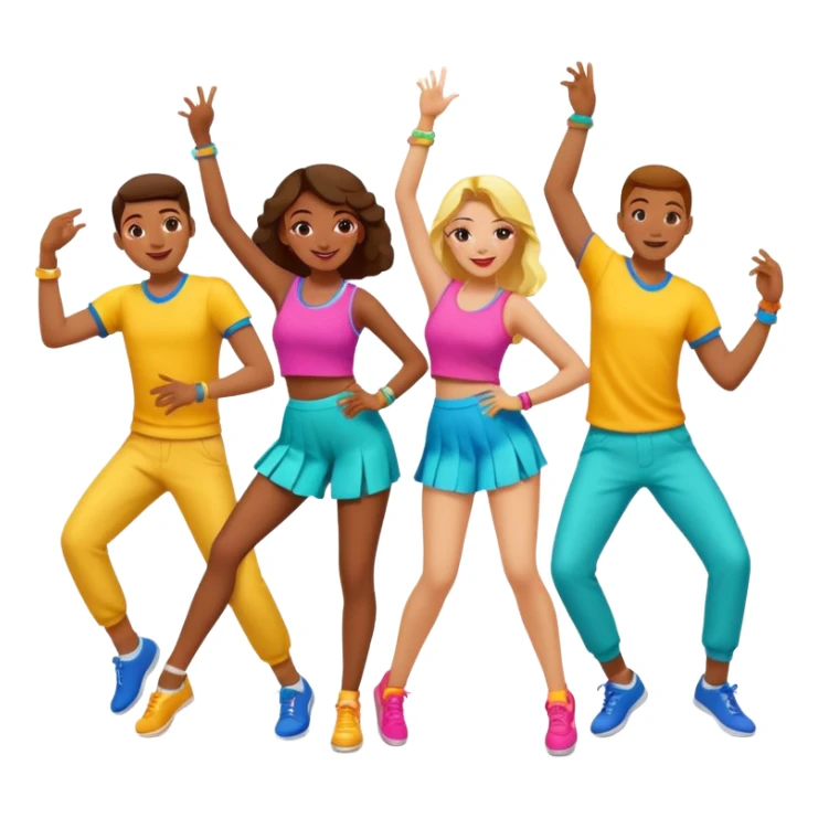 Racaille dansant la trend no batido sticker