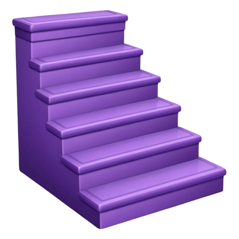 42-foot purple steps in floor map sticker