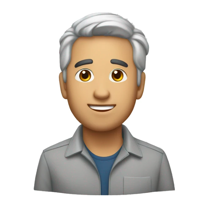 Menino moreno estoico sticker