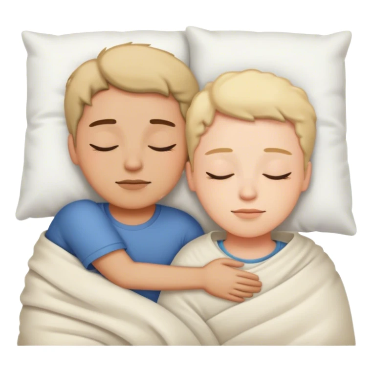 Sleeping togeth sticker