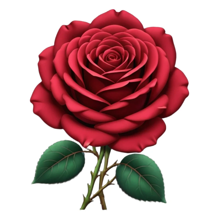 I need black rose emoji sticker