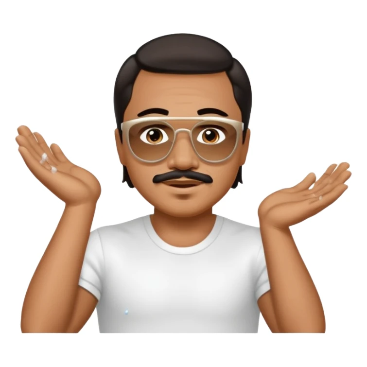 Salt baes hands as he does the salt thing sticker