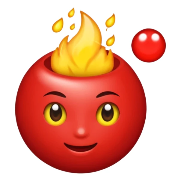 Uma mão apertando um botão escrito perigo sticker