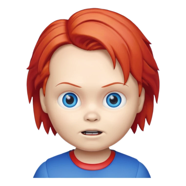 Un emojin de chuky sticker