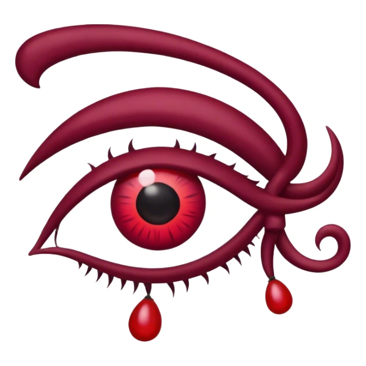  burgundy Nazar Boncugu sticker