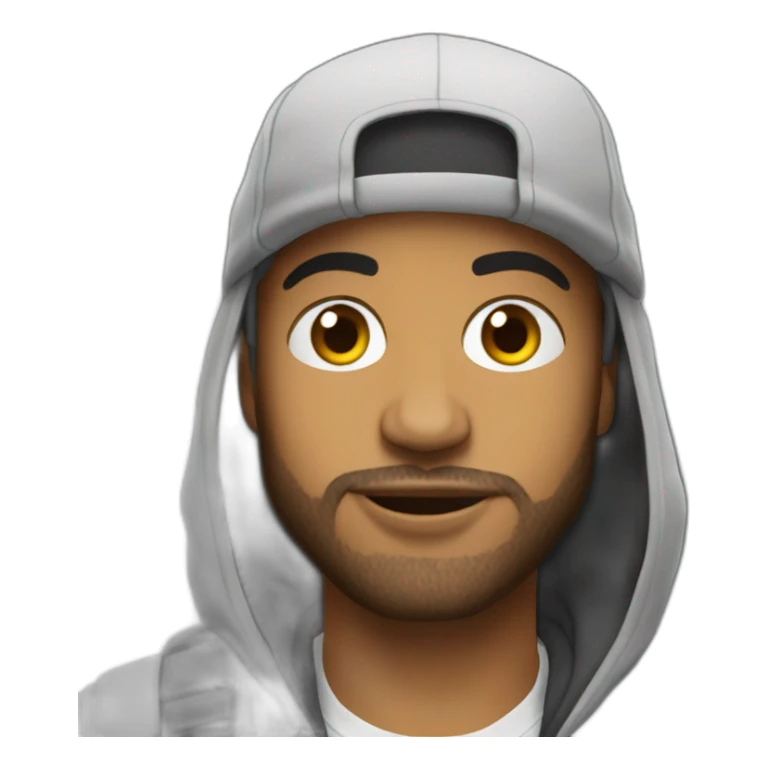 Mena Santana french rap sticker