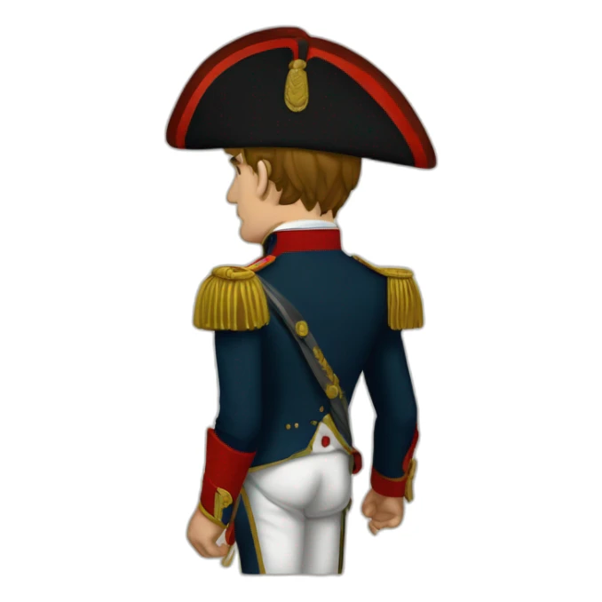 napoleon bonaparte rear side sticker