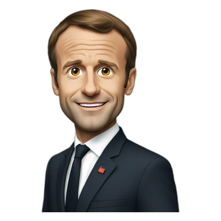 Emmanuel macron chiale sticker