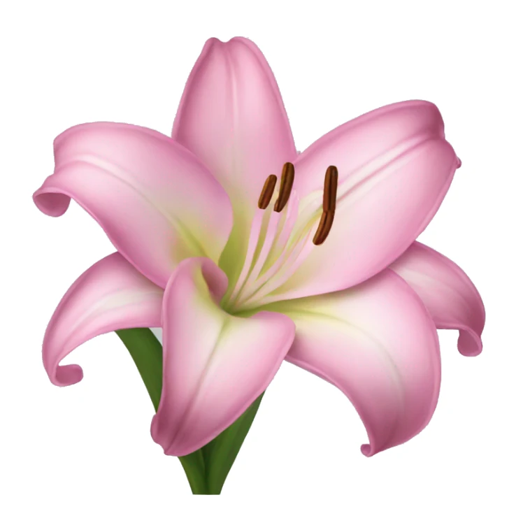 pink lily sticker