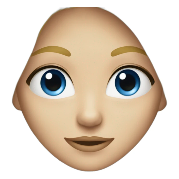 blond yeux bleus qui lève le bras droit sticker