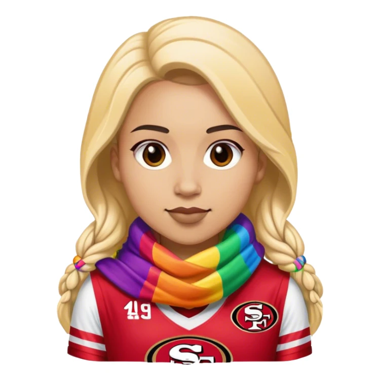 Gay 49ers fan sticker