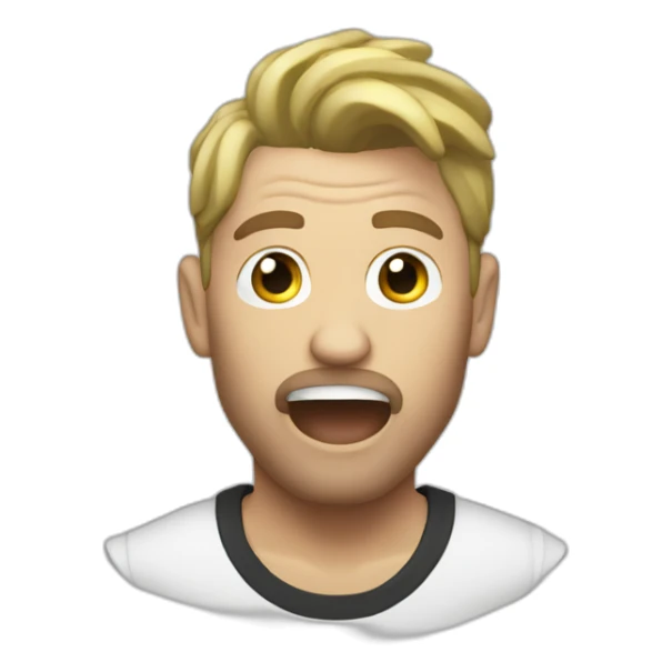 white fatal bazooka chanteur sticker