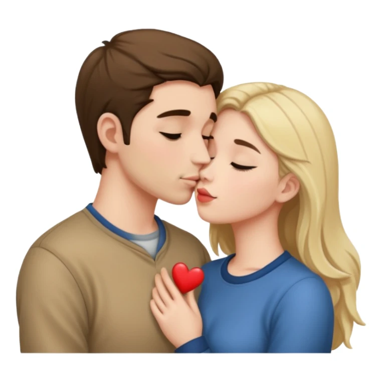 two lovers playing chess kissing tenderly sticker