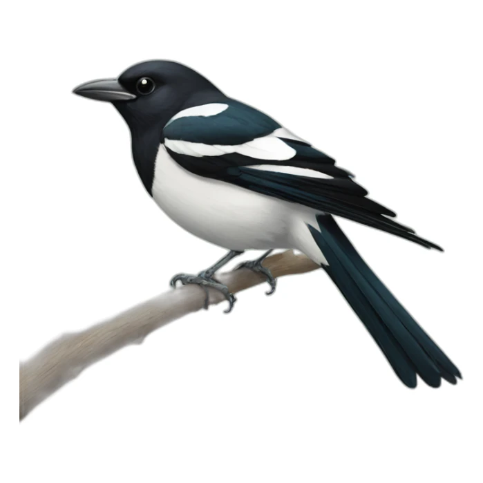 Eurasian magpie sticker