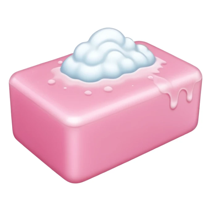 "fight club" pink soap 3/4 + foam sticker