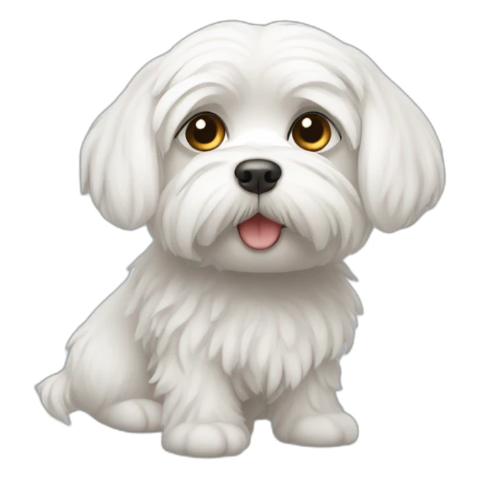 Male maltese sticker