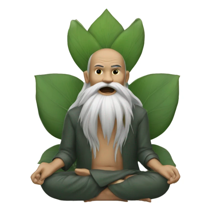 a gahal in lotus houding sticker