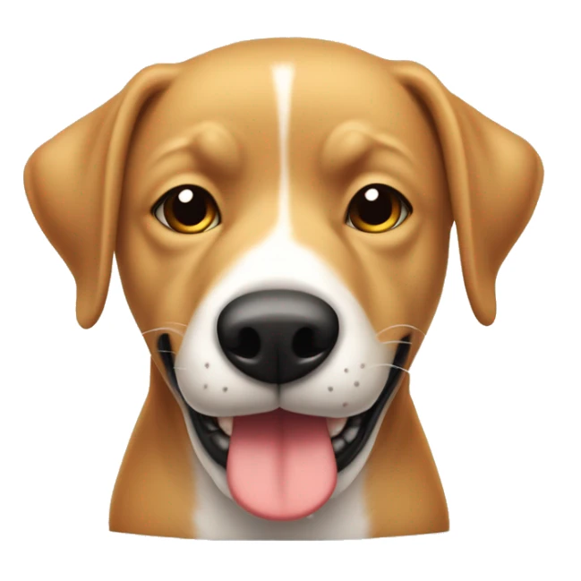 Un perro fino comiendo filete sticker