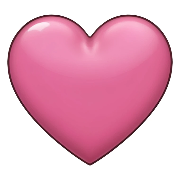 pink and dark brown hearts sticker