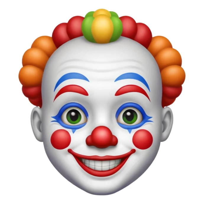 Hombre pequeño vestido de payaso  sticker