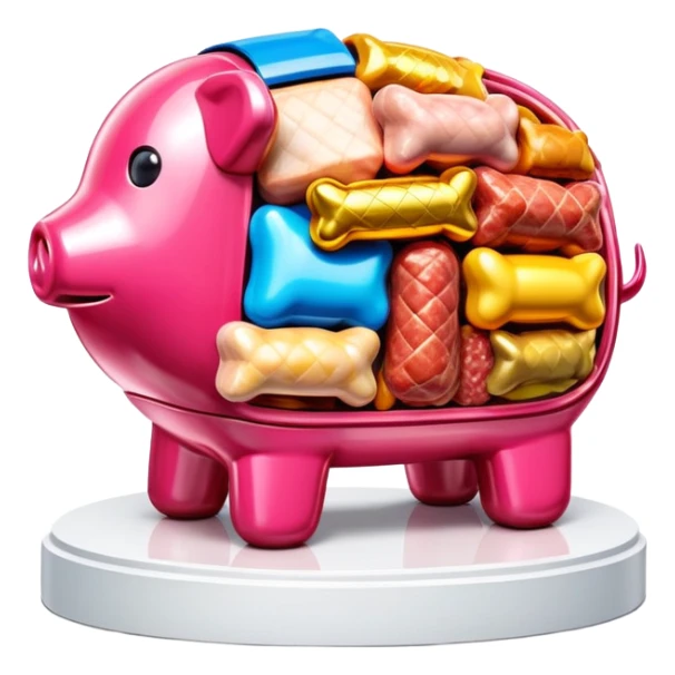 paris art city SPAM meat jeff koons style sculpture arty landscape  sticker