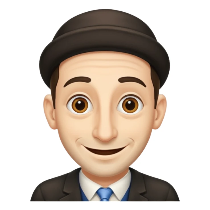 Jewish Emoji man with huge nose sticker