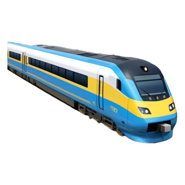 Passenger Train - New Intercity Fleet (Mariyung) (Model Year: 2023) (Iconic Colour: Blue and yellow) sticker