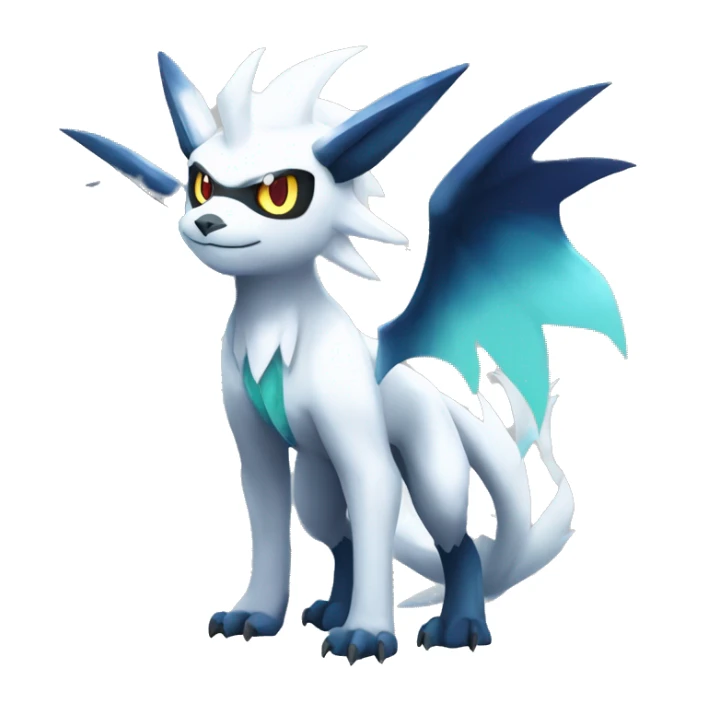 Edgy Cool Absol-Silvally-Vaporeon-Absol-Pokémon Full Body sticker