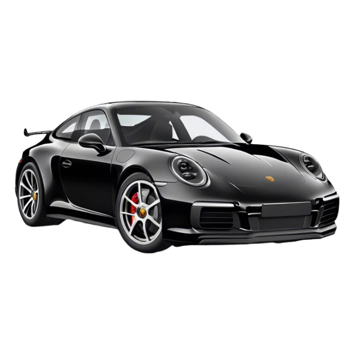 Porsche 911 - Porsche (Model Year: 2021) (Iconic colour: Black) sticker