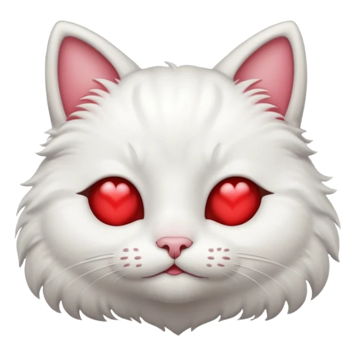 a smirking cat emoji with heart eyes sticker