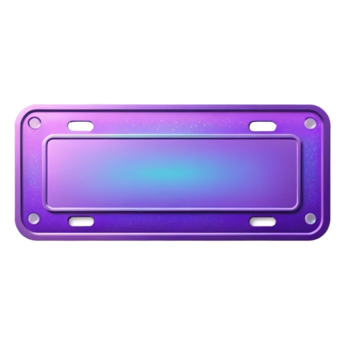 Purple beautiful holographic Concert ticket sticker
