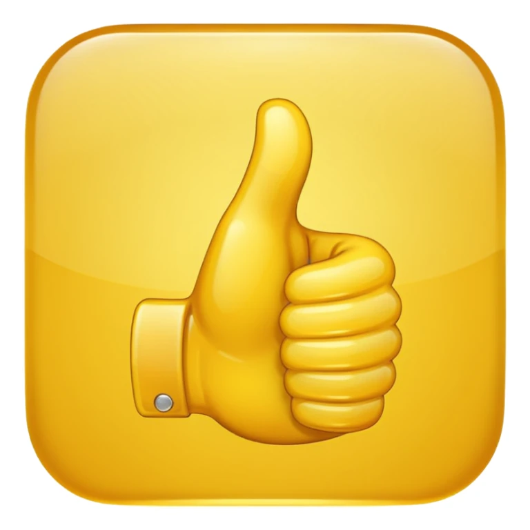 thumbs up emoji, positive and bold sticker