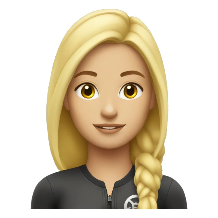 SoulCycle blond girl rider sticker